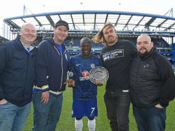 Dublin &amp; NYC Supporters with N'Golo Kante