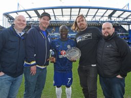 Dublin &amp; NYC Supporters with N'Golo Kante